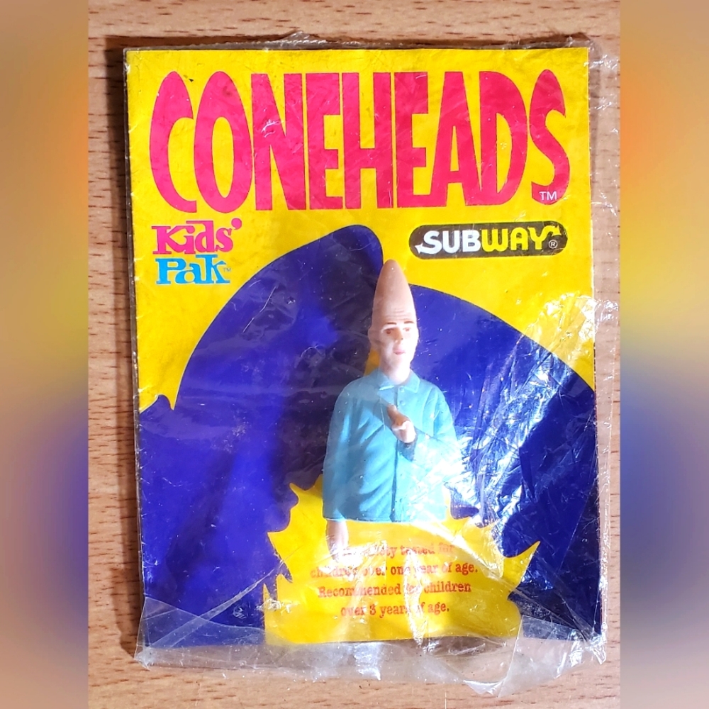 1990s CONEHEADS SNL Movie Vintage Toy Subway Kids Pak Beldar New NIB